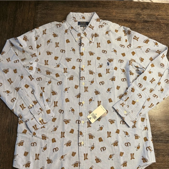 Polo Ralph Lauren Other - Polo Ralph Lauren Pattern Oxford Cloth Shirt
